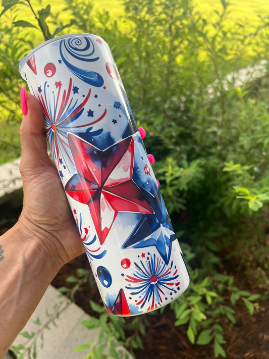 20 oz Bubble Star Tumbler