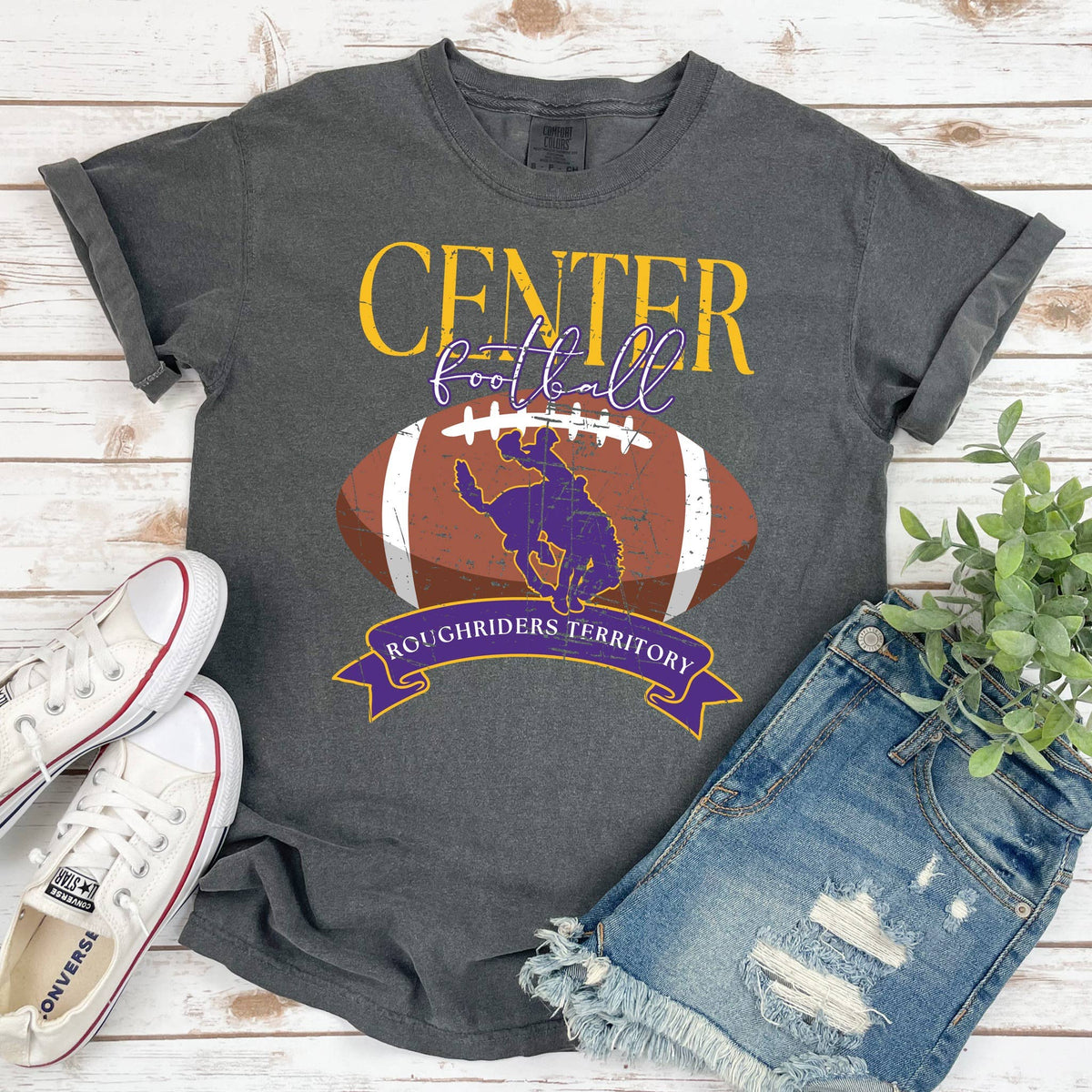 MASCOT TERRITORY FOOTBALL TEE: M