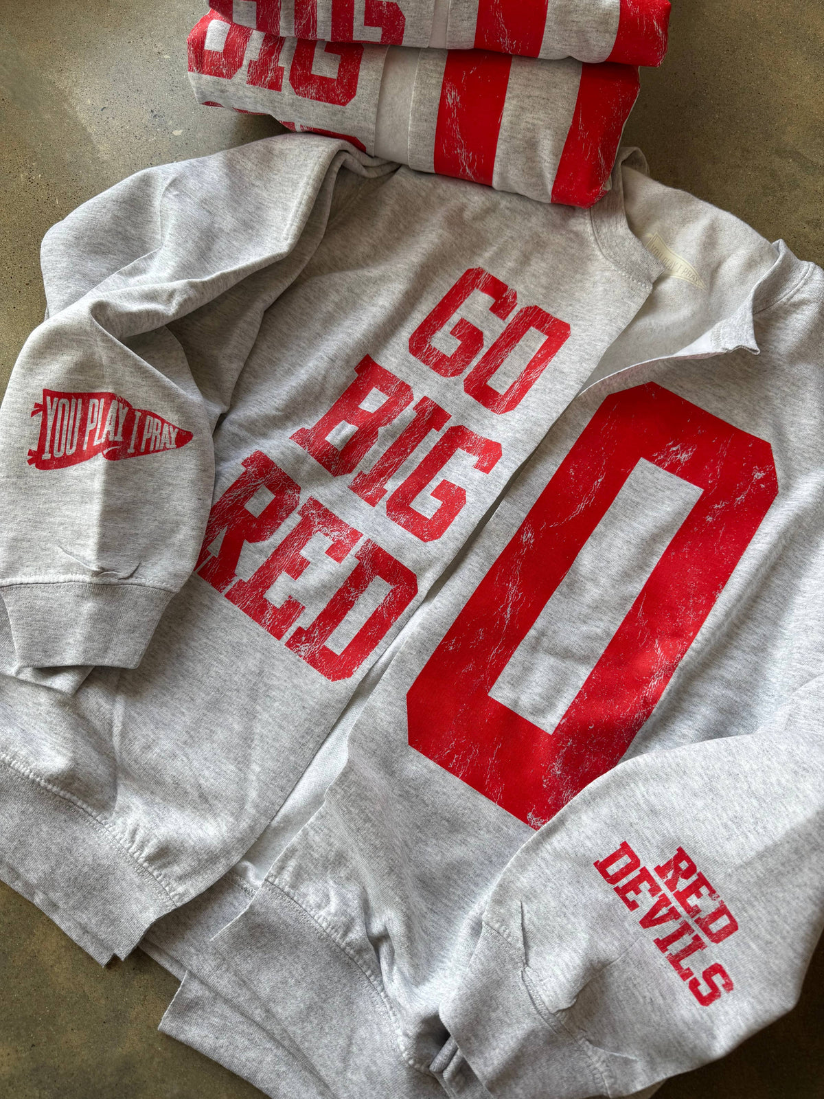 Custom #1 Fan™ | Gameday Cardigan | Football Mom Sweatshirt: L