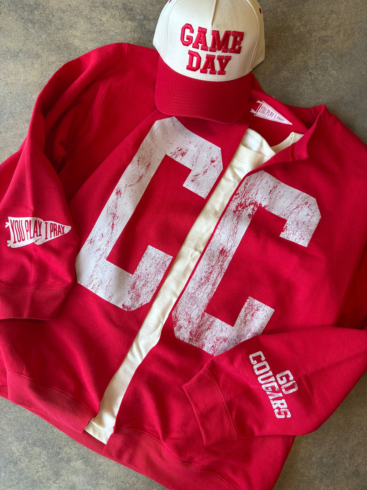Custom #1 Fan™ | Gameday Cardigan | Football Mom Sweatshirt: XL